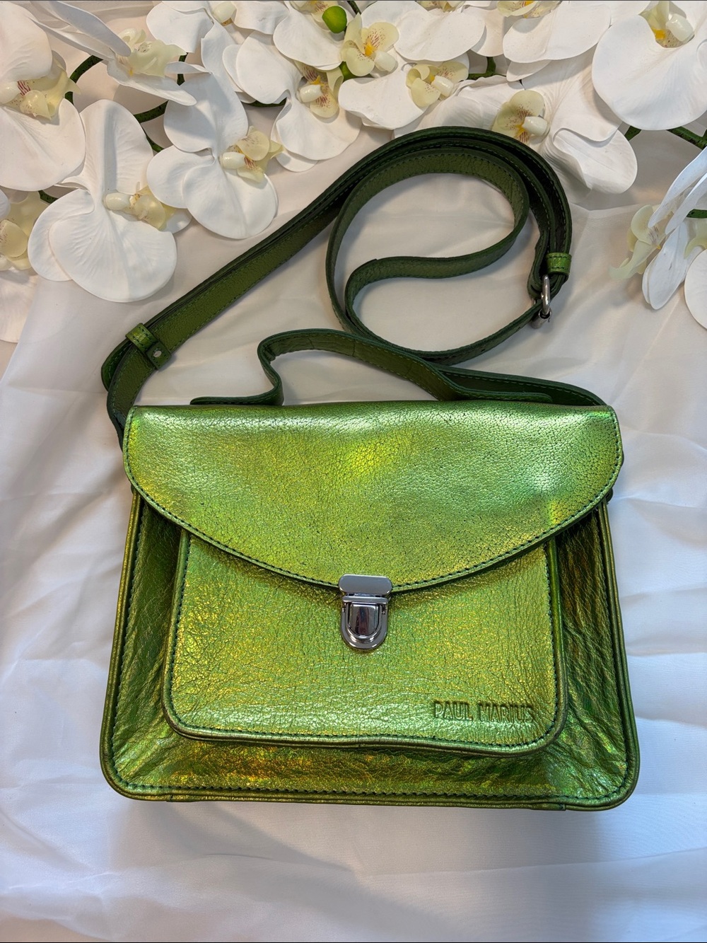 Paul Marius Absinthe Mademoiselle George Satchel Crossbody Bag